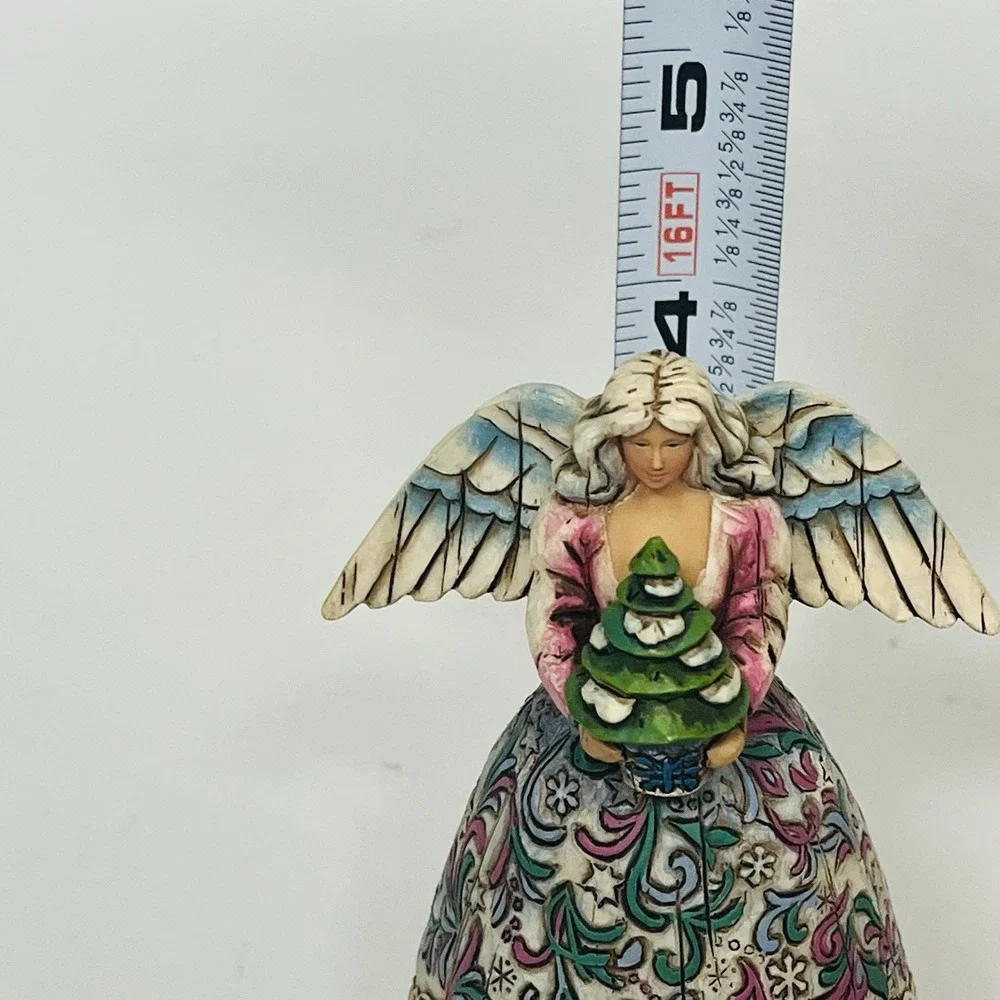 Jim Shore Landscape Sleeps Christmas Angel Figurine Statue Enesco 2004 #117677